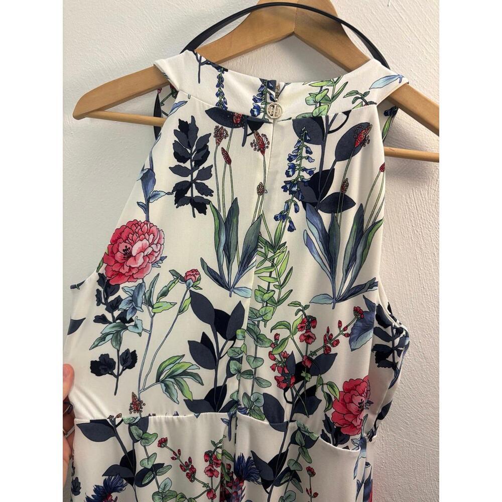 Tommy Hilfiger Halter High Neck Floral Dress Size 8 - Picture 5 of 9